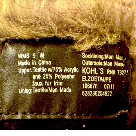 👢ELLE👢VEGAN FUR & SUEDE AROUND STRAPS 4.5” HIGH HEEL ANKLE BOOTS EUC💃 - Picture 10 of 15